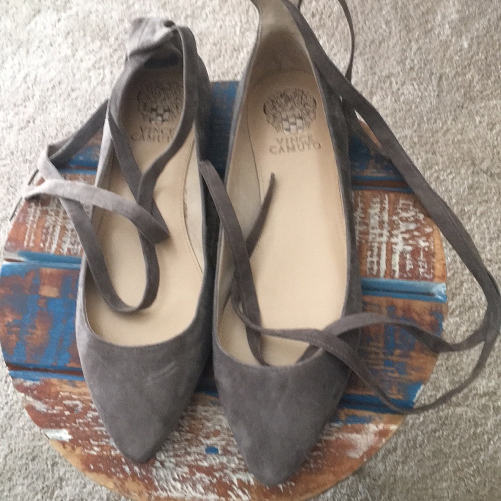 Vince Camuto Tie Ballet Flats